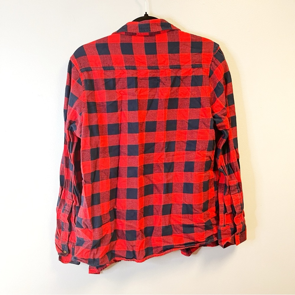 Field & Stream Button Down Red & Blue Plaid Women… - image 4